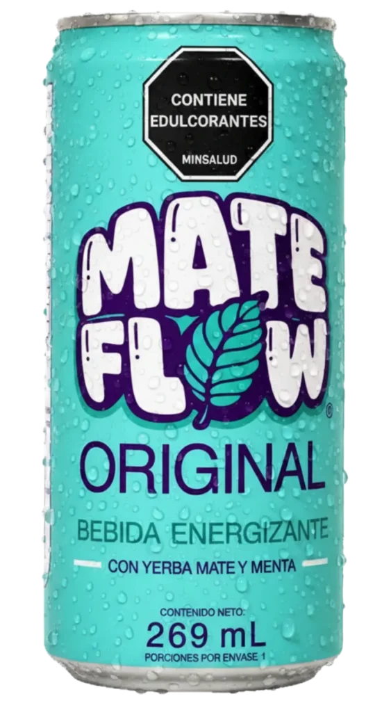 MATE FLOW Can - Energizante natural y yerba mate soda