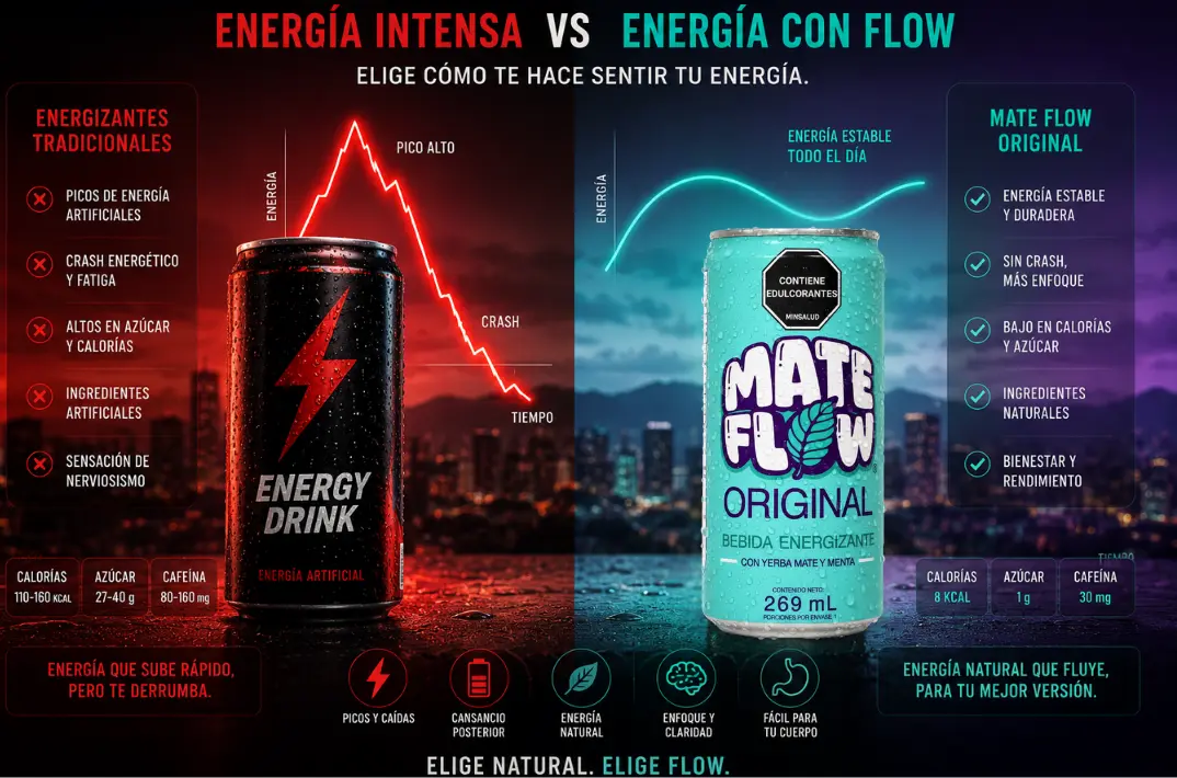 Mate Flow energía estable sin crash